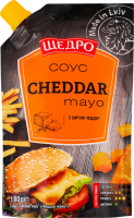 Соус з сиром Чеддер Cheddar mayo Щедро д/п 180г
