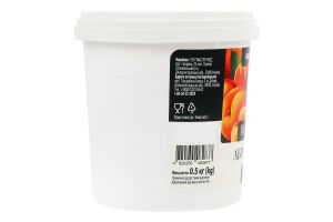 Повидло абрикосове пастеризоване 500г відро Master-Food