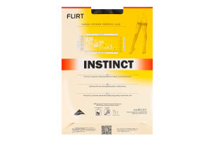 Панчохи жіночі Instinct Flirt 20den 3/4 nero