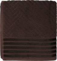 Рушник темно-шоколадний махровий 70*140см 500г/м2 GM Textile
