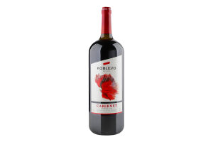 Вино 1.5л 9.5-14% красное сухое Cabernet Koblevo бут