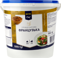 Горчица пищевая Французская Metro Chef ведро 1кг