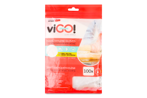Рукавички HDPE viGO 100шт