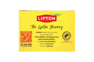 Чай Єлоу Лейбл чорний 50*2г Ліптон