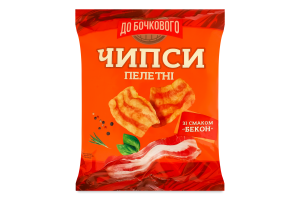Чипсы пшенично-картофельные пеллетные Бекон До Бочкового м/у 50г