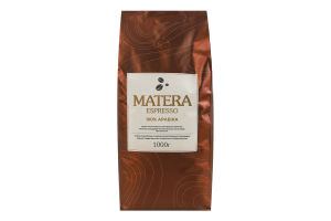 Кофе натуральный жареный в зернах Matera Espresso ТзОВ ТД Галка м/у 1кг