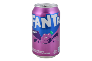 Напиток безалкогольный газированный ароматизированный Grape Fanta ж/б 355мл