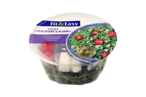 Салат Італійський з руколою та м'яким сиром 111г блістер Fit&Easy