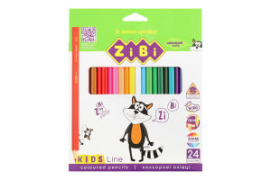 Карандаши цветные №ZB.2416 Kids Line Zibi 24шт
