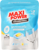 Таблетки д/посудомийних машин Nanomatic 36шт д/п Maxi Power