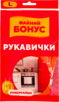 Рукавички універсальні L Файний Бонус 1пара