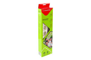 Удлинитель сетевой 4 розетки 2м №EE-104USB/C-2M Euroelectric 1шт
