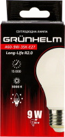 Лампа Long-Life LED A60 9W 35K E27Grunhelm