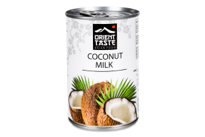 Напиток из мякоти кокосового ореха Кокосовое молоко Orient taste ж/б 400мл
