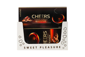 Цукерки шоколадні з бренді Mieszko к/у 180г