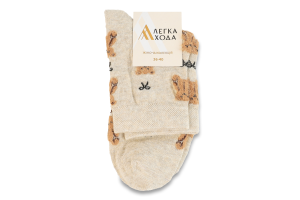 Носки женские Легка хода №5661 23-25 беж меланж