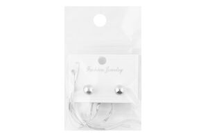 Сережки-гвіздки жовтий метал з камінцями в асортименті ZBYK250513223