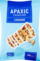 Арахіс Суббота 100 г пак. солоний