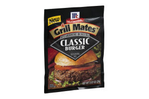McCormick Grill Mates Steakhouse Burgers Seasoning Mix Classic Burger