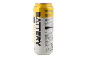 Напиток энергетический безалкогольный среднегазированный Peach lemonade Juiced Battery ж/б 500мл