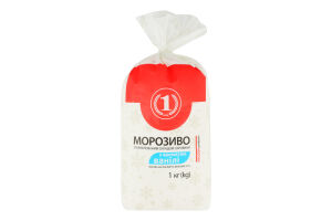 Мороженое 10% с ароматом ванили ТМ "1" м/у 1кг