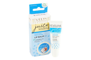 Бальзам для губ интенсивно увлажняющий Coconut Cocktail Juicy Kisses Eveline 12мл