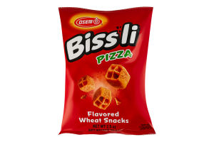 Снеки Bissli пшеничні зі смаком піци