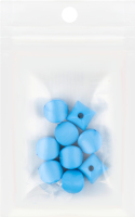 Намистини пофарб 12мм J51 блакитний Cube-3HC002-D1