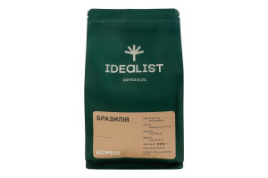 Кава смажена в зернах Бразилія Idealist Coffee&Co. м/у 1кг