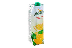 Напиток соковый негазированный пастеризованный Lemon-mint Naturalis т/п 1л