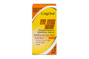 CareOne Antihistamine Eye Drops Eye Itch Relief