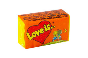 Резинка жевательная со вкусом ананаса и апельсина Love is... м/у 4.2г