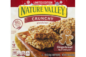 Nature Valley Crunchy Granola Bars Gingerbread - 12 CT