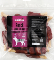 Ласощі д/собак Ескімо качине з кальцієм 500г AnimAll Snack