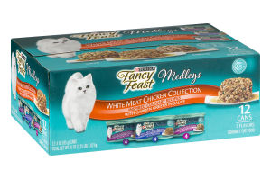 Purina Fancy Feast Medleys White Meat Chicken Collection - 12 CT
