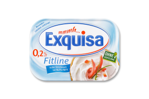 Сыр 0.2% сливочный Fitline Exquisa п/у 200г