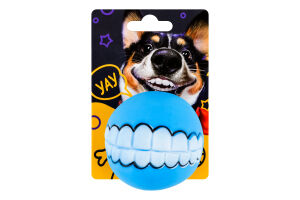 Іграшка д/собак М"ячик з посмішкою 7,5см DGT-Pets