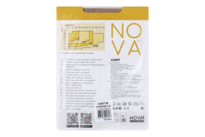 Колготки жіночі Nova Light 20 бежевий р.3