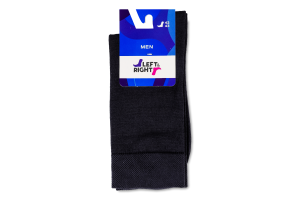 Шкарпетки чоловічі Left&Right №210 00 42-43 темно-сірий