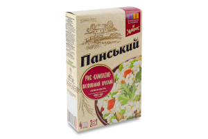 Рис круглый шлифованный Камолино Хуторок Панський э/с к/у 4х100г