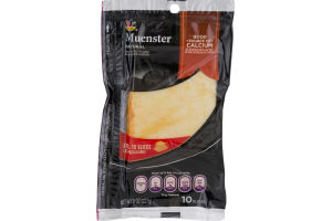 Ahold Cheese Slices Muenster - 10 CT