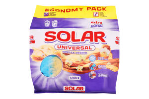 Порошок пральний Solar UniversalVanillaOrchid безф