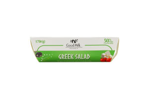 Продукт сирний 50% молоковмісний крем м'який Greek salad Good Milk к/у 170г