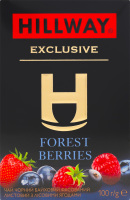 Чай черный байховый листовой с лесными ягодами Exclusive Hillway к/у 100г