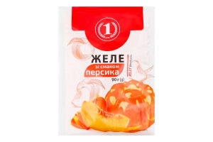Желе со вкусом персика ТМ "1" м/у 90г
