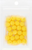 Намистини 10мм A10-жовт перл Blackberry-4EA055-D1