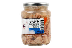 Корм д/собак шматочки філе курки в желе 360г твіст/б Басттет"о