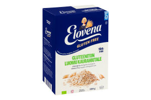 Пластівці вівсяні органічні з цільного зерна без глютену Elovena к/у 500г