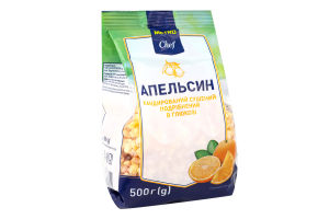 Апельсин кандирований сушений подрібнений у глюкозі METRO Chef м/у 500г