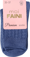 Носки женские moi Faini 213046 коса джинс р.35-37